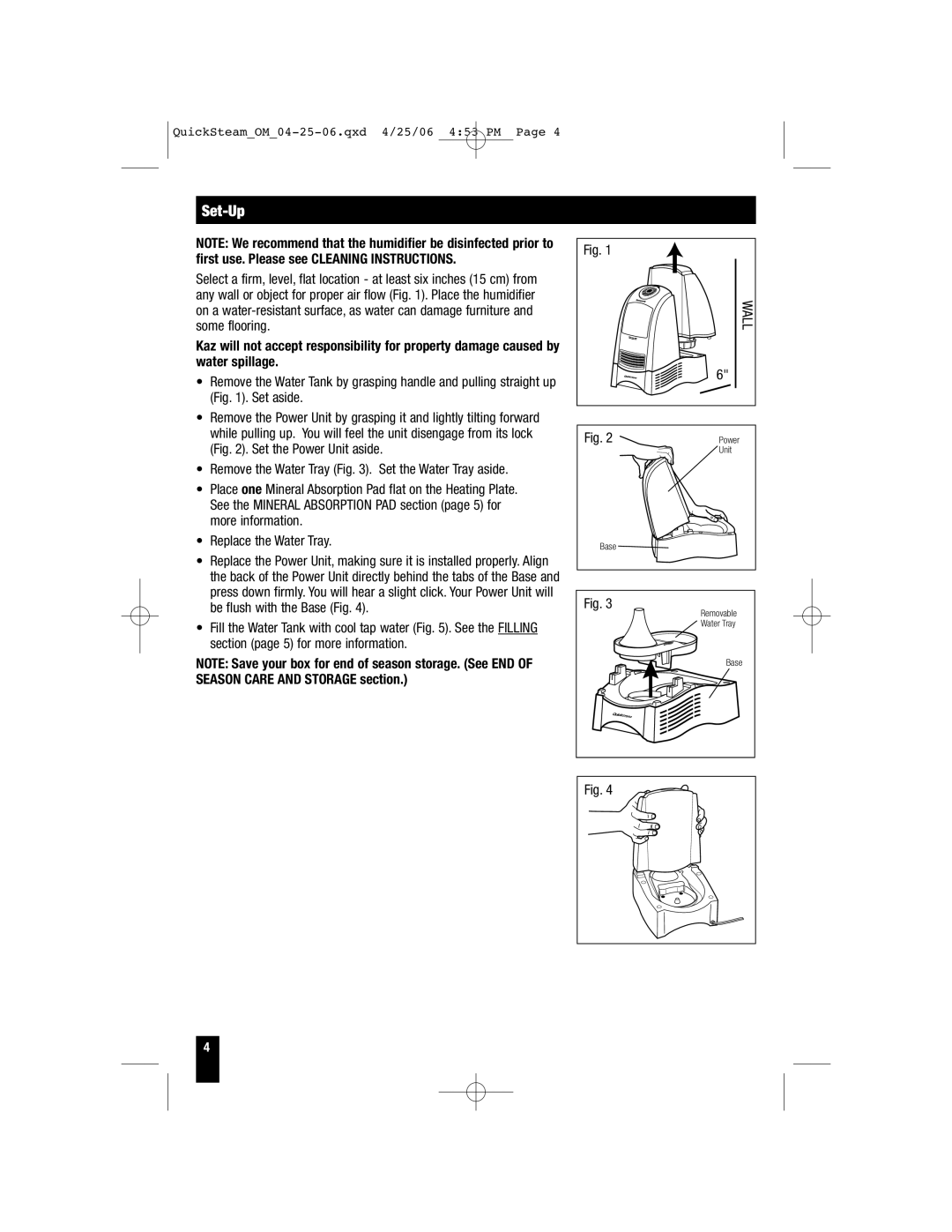 Honeywell HWM-450, HWM-335, HWM-330, HWM-331 owner manual Set-Up 