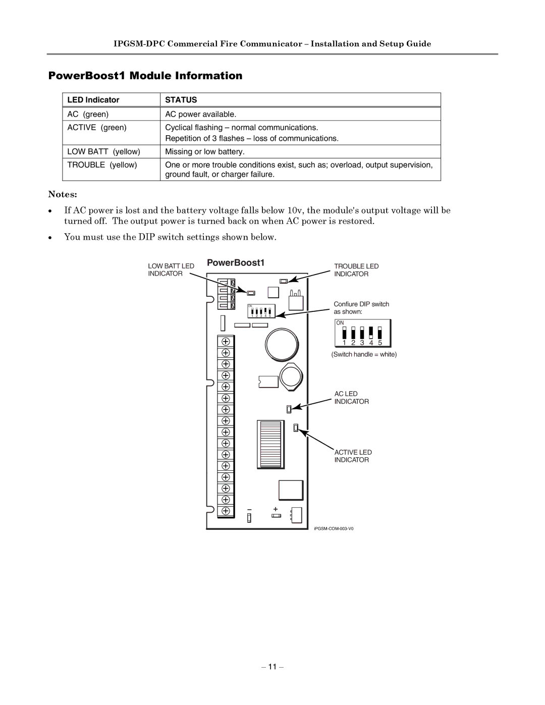 Honeywell IPGSM-DPC manual PowerBoost1 Module Information, Trouble 