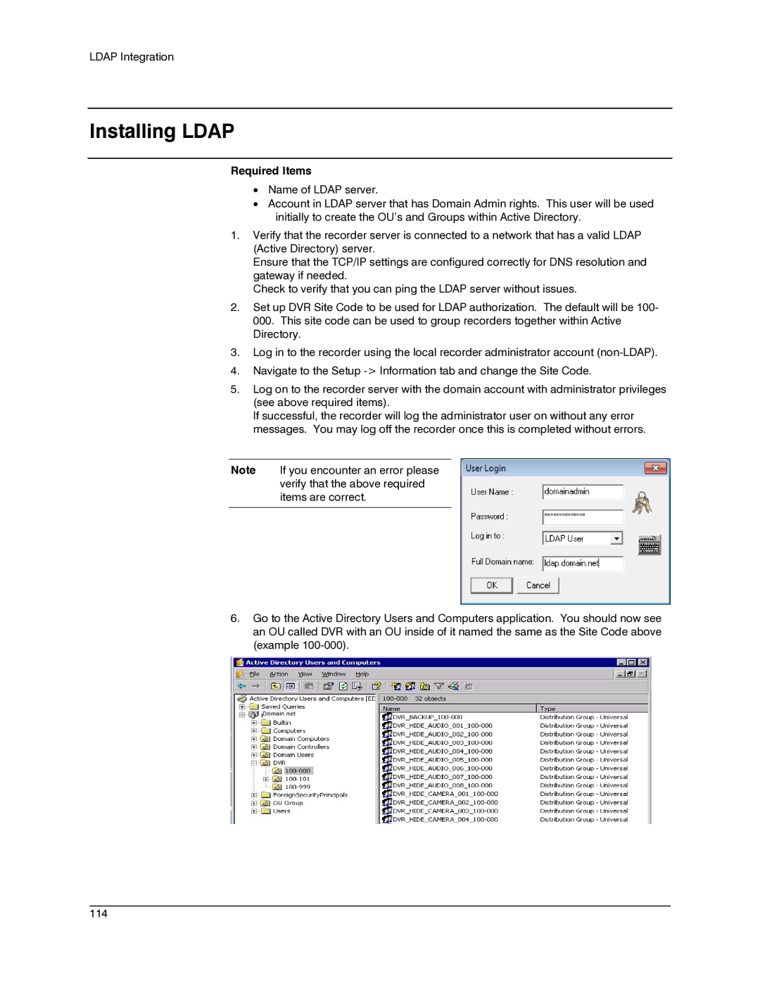 Honeywell IV REV B user manual Installing Ldap, Required Items 