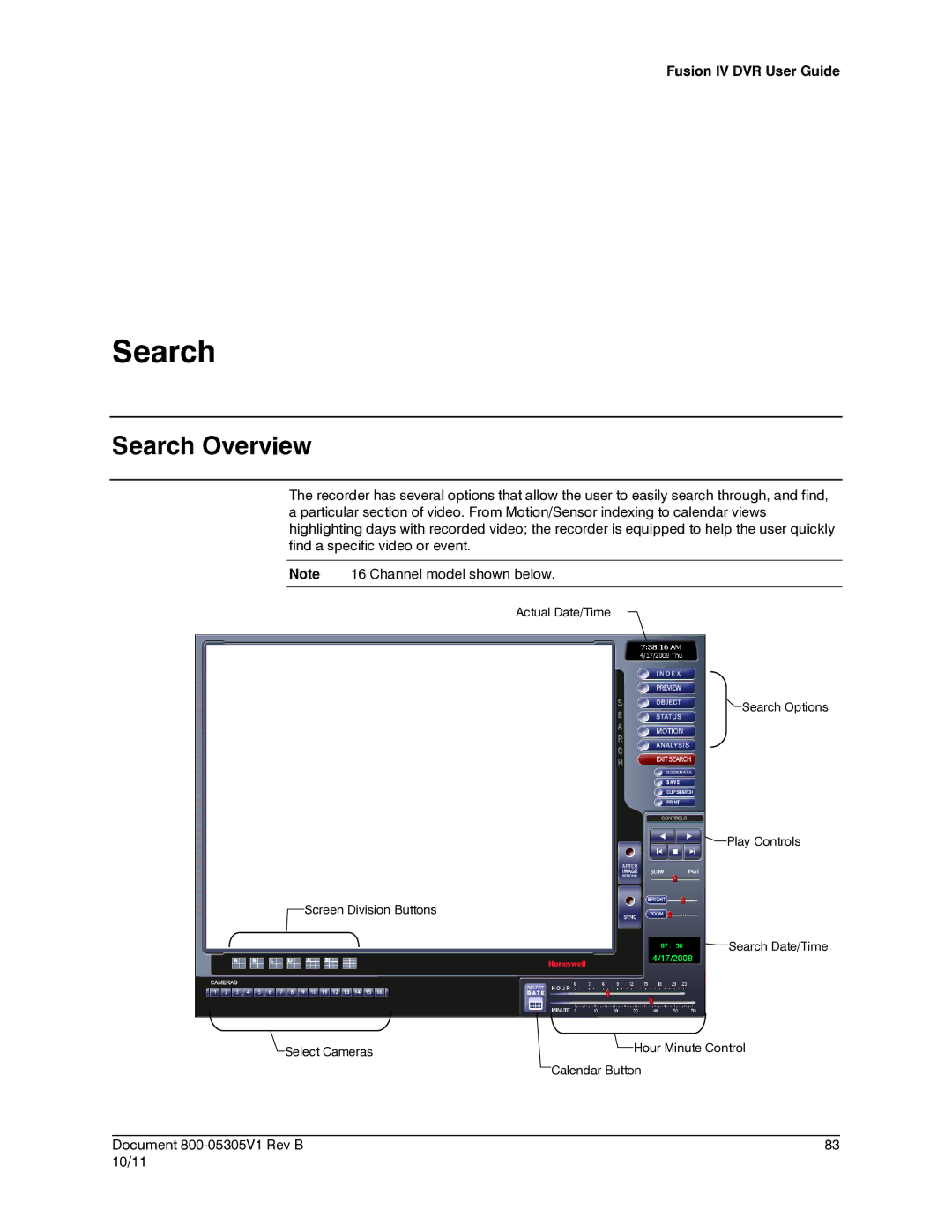 Honeywell IV REV B user manual Search Overview 