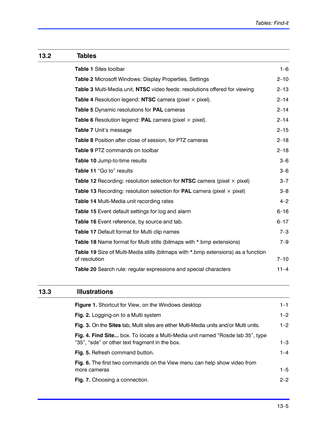 Honeywell K5404V9 manual Tables, Illustrations 