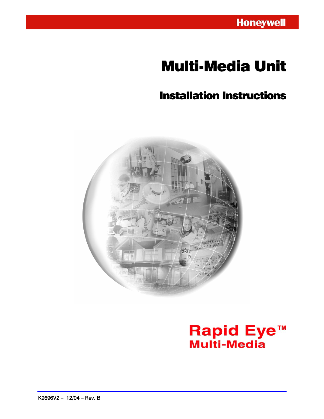 Honeywell K9696V2 installation instructions Multi-MediaUnit, Installation Instructions 