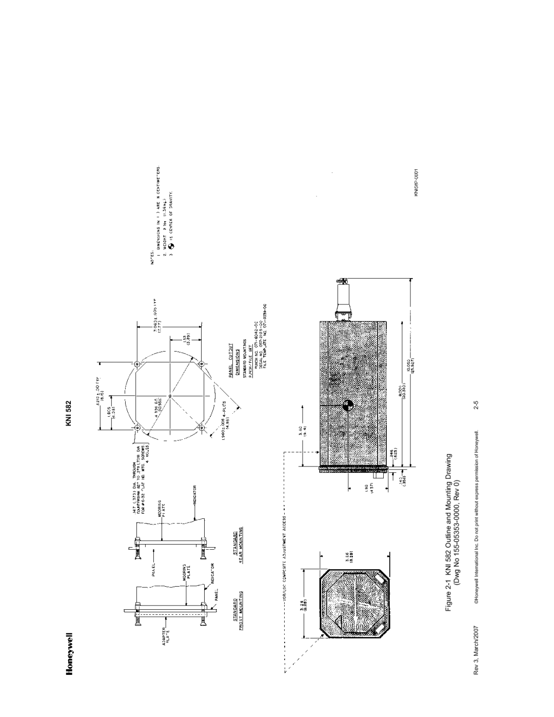 Honeywell KNI 582 installation manual Kni 