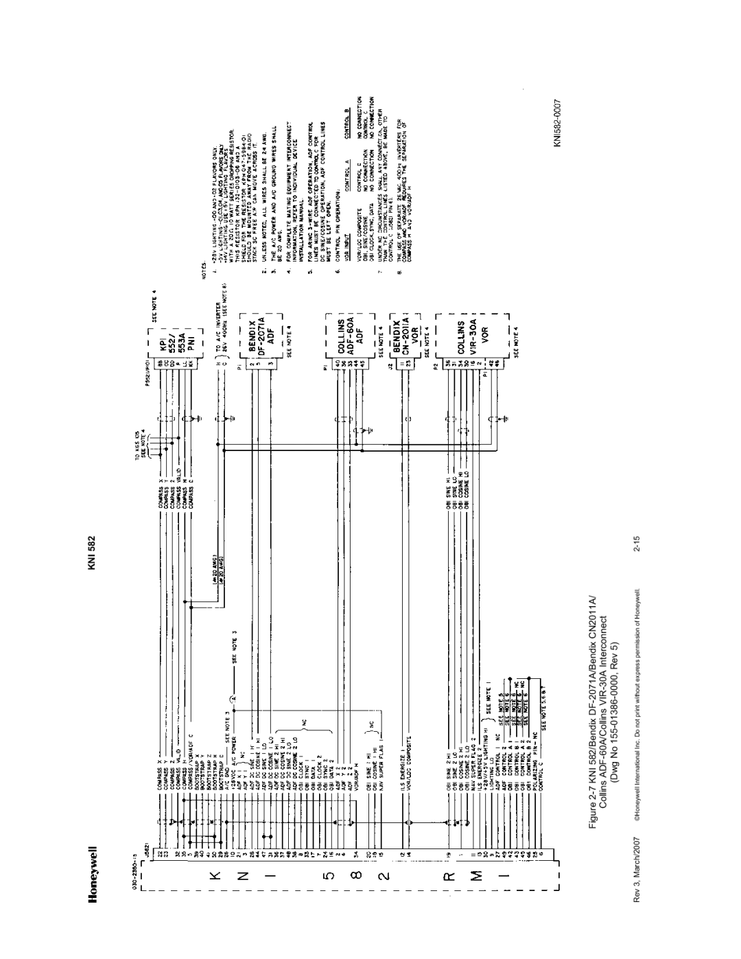 Honeywell KNI 582 installation manual Kni 