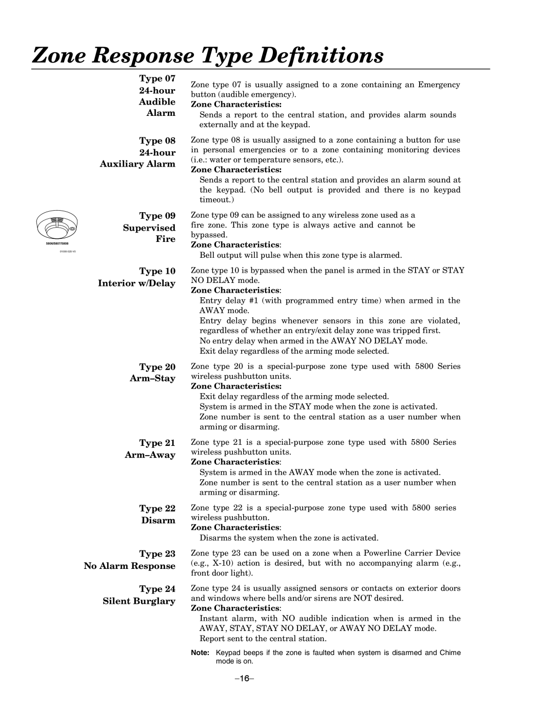 Honeywell LYNXR Series, LYNXR-EN setup guide 5806/5807/5808 