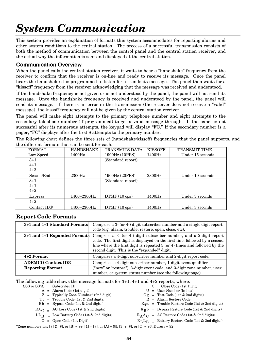 Honeywell LYNXR Series, LYNXR-EN setup guide System Communication, Communication Overview 