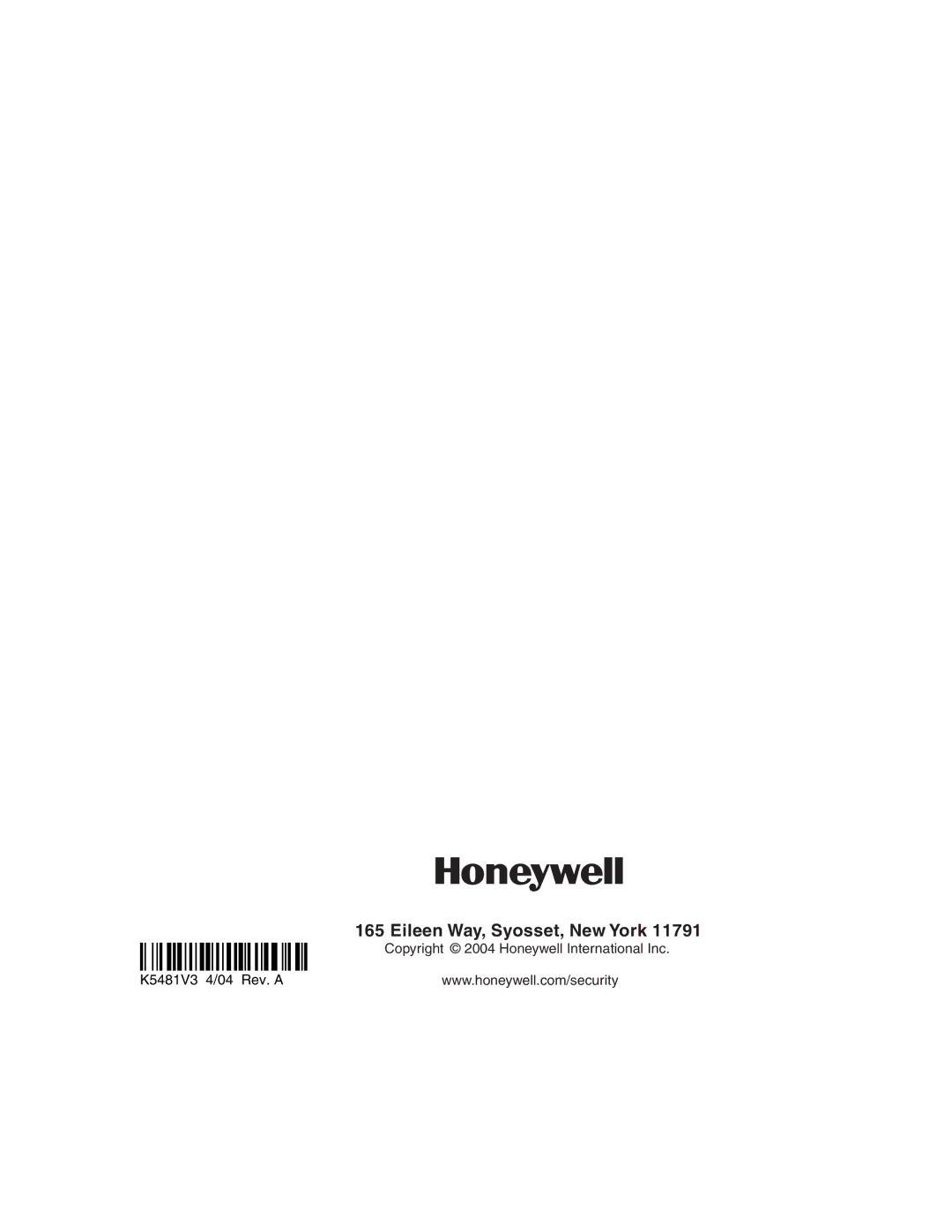 Honeywell LYNXR24 manual 9Al 