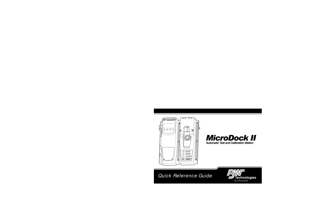 Honeywell MicroDock II manual Quick Reference Guide 