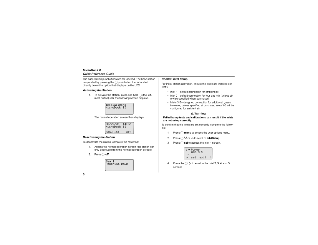 Honeywell MicroDock II manual Are not setup correctly 