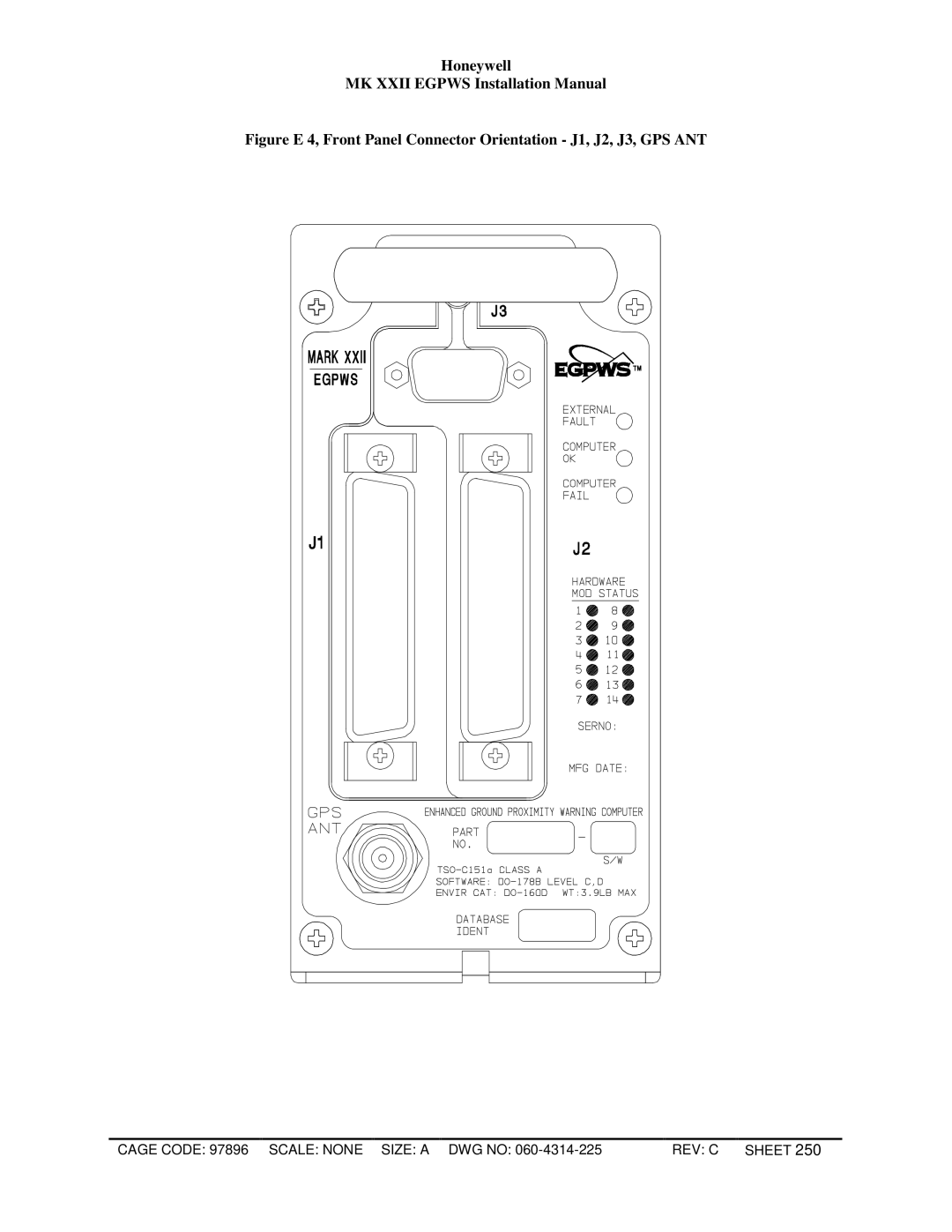 Honeywell MKXXII installation manual Honeywell MK Xxii Egpws Installation Manual 