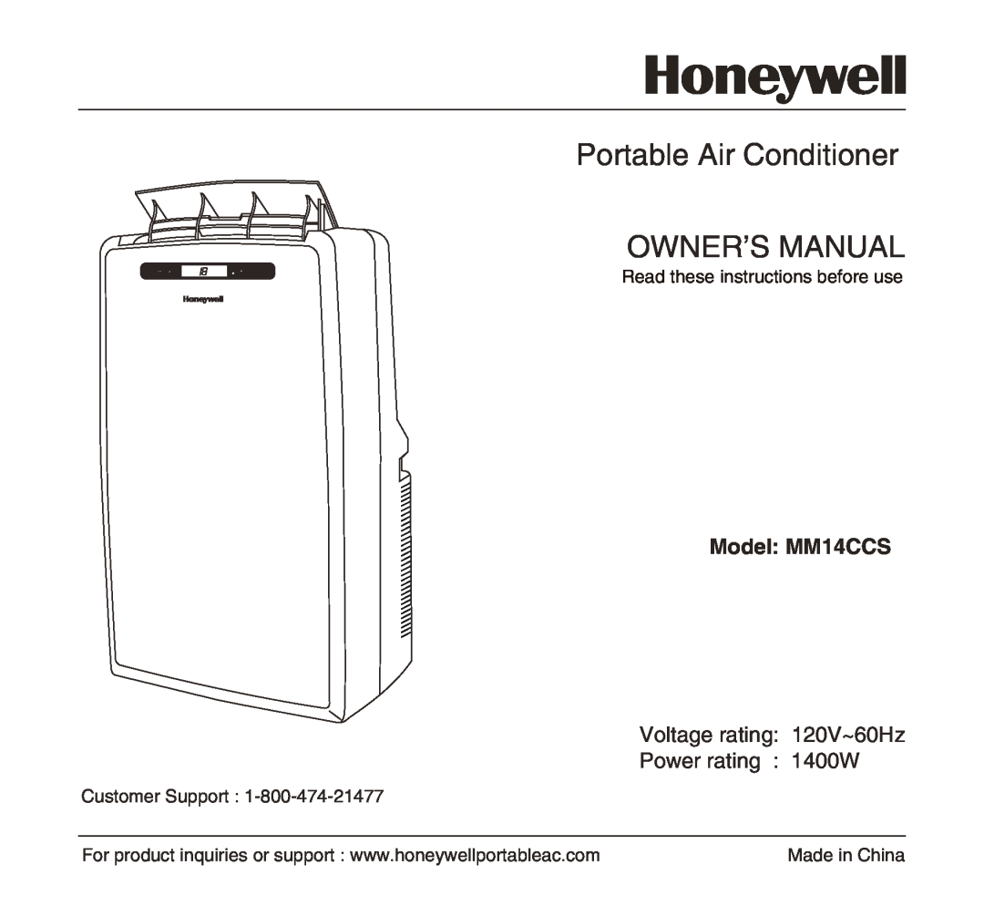 Honeywell owner manual Model MM14CCS, Read these instructions before use 