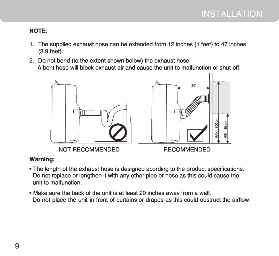Honeywell MM14CCS owner manual Installation, Not Recommended 