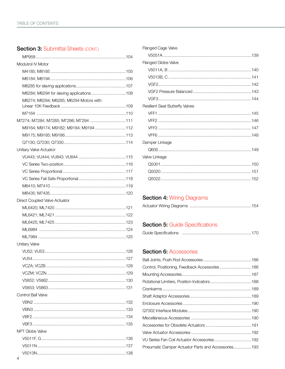 Honeywell MS4103 manual Accessories 