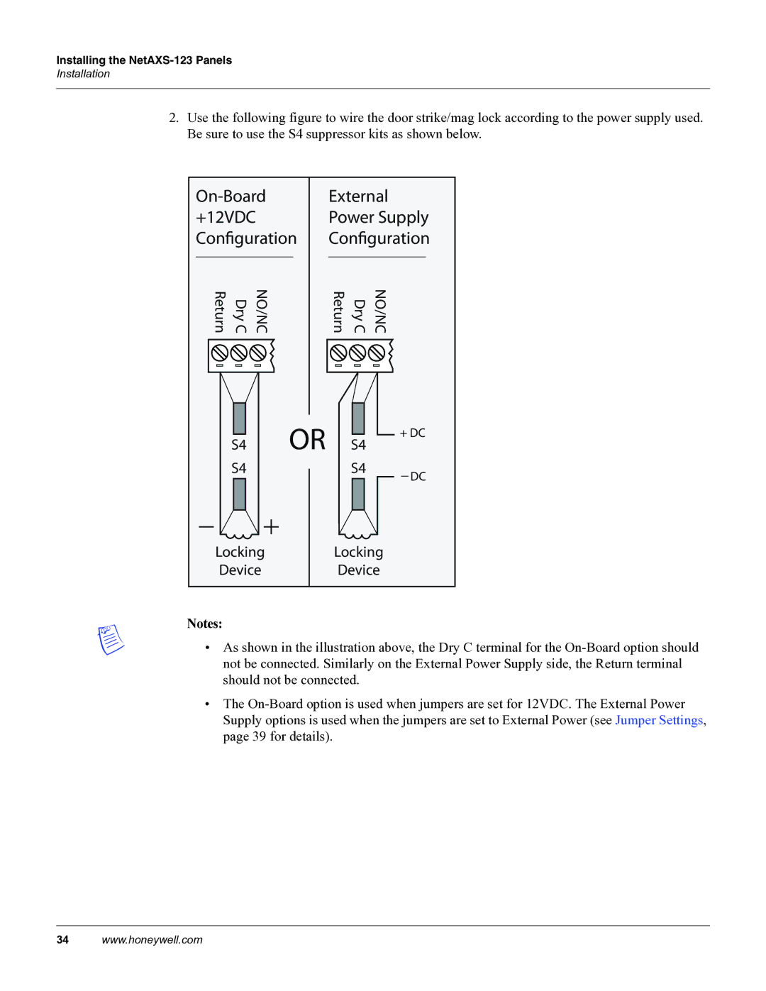 Honeywell NETAXS-123 manual Or S4 