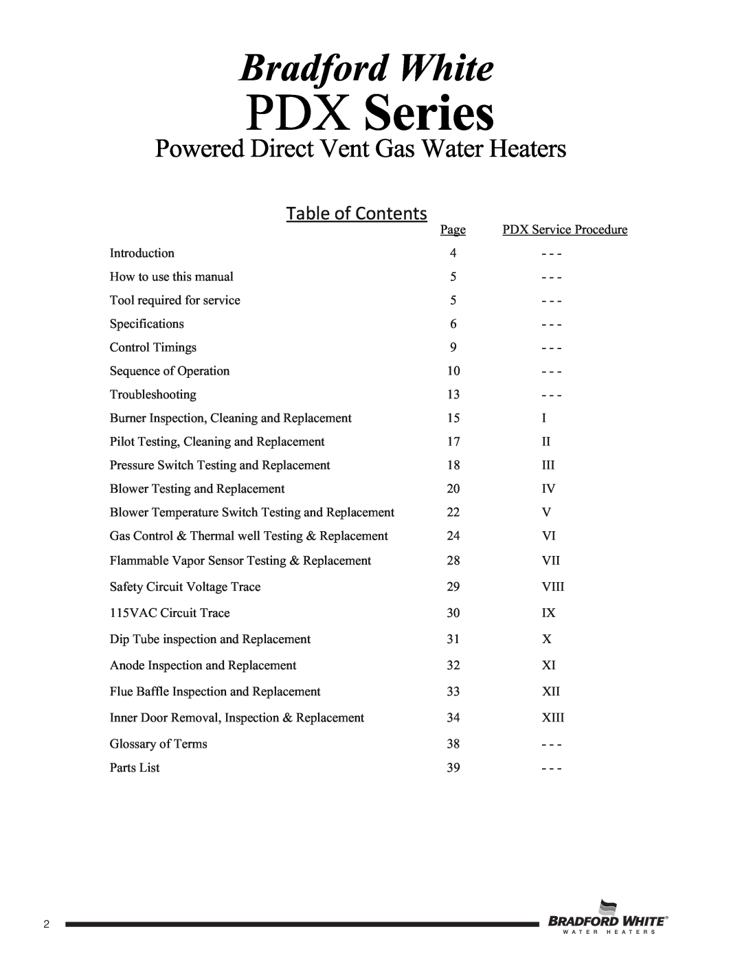Honeywell PDX450S*F(BN,SX), PDX75S70F(B,S,C)*(N,X), PDX65S65F(B,S,C)*(N,X), PDX440S*F(BN,SX) service manual Table of Contents 