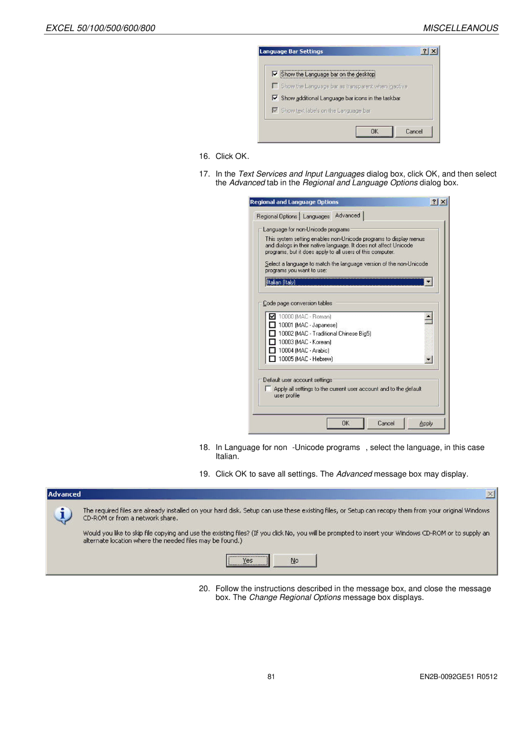 Honeywell R0512 manual Miscelleanous 