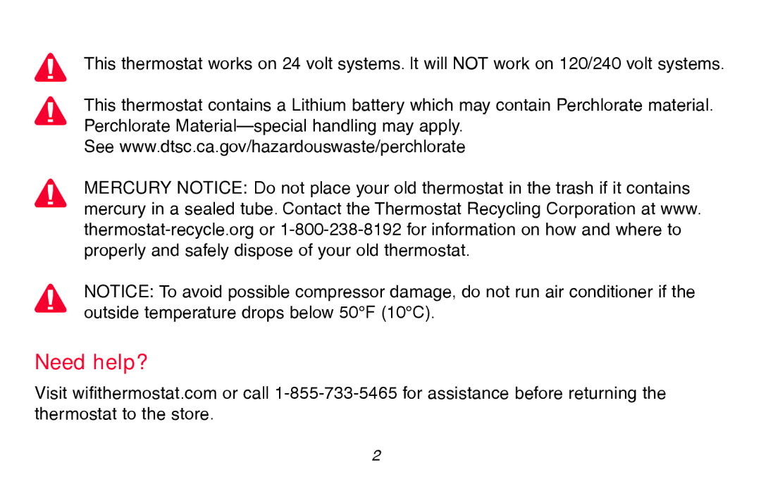 Honeywell RTH8580WF manual Need help? 