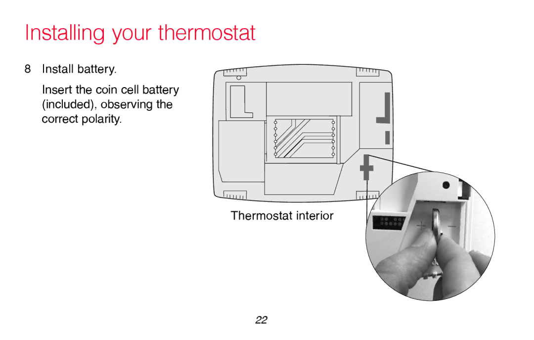 Honeywell RTH8580WF manual Installing your thermostat 