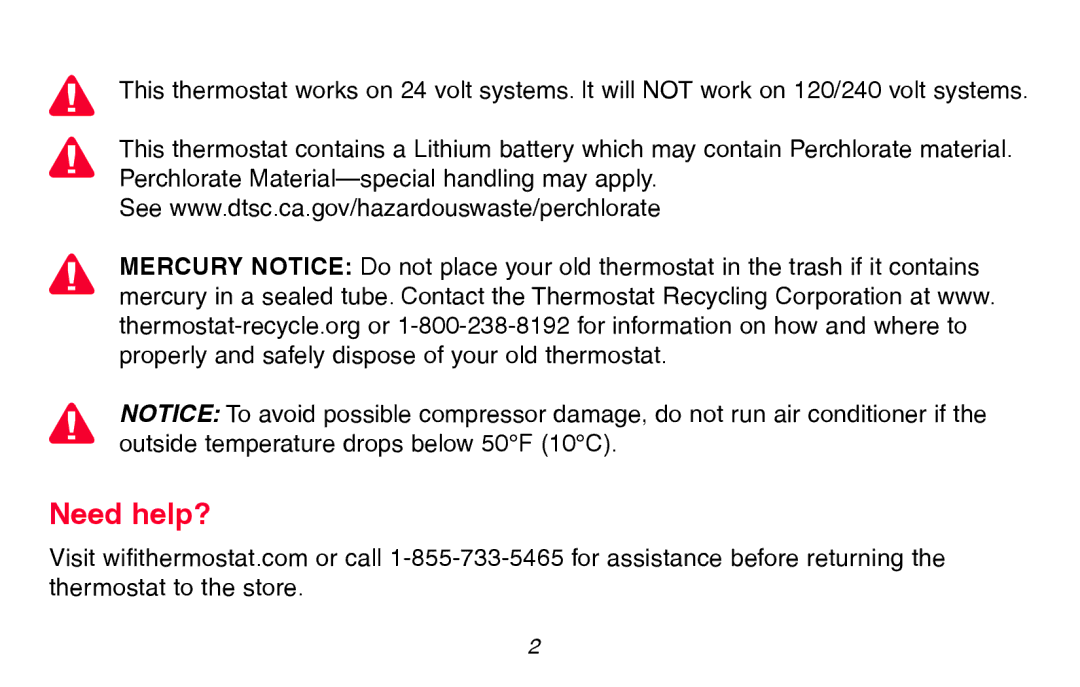 Honeywell RTH8580WF manual Need help? 