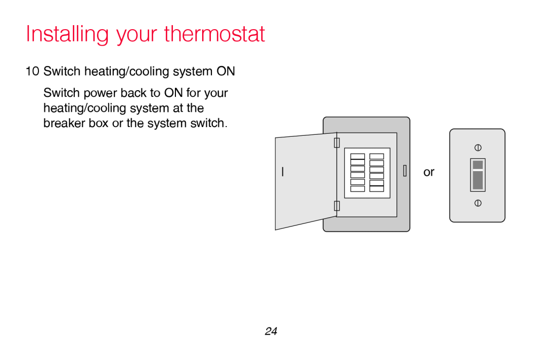 Honeywell RTH8580WF manual Installing your thermostat 