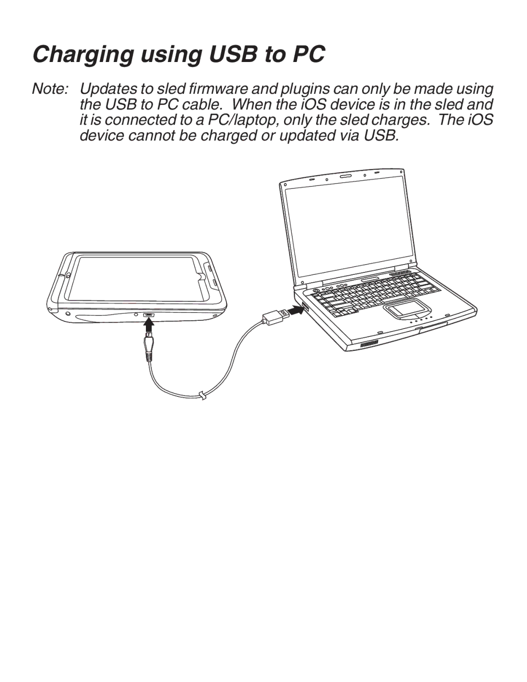 Honeywell SL62 quick start Charging using USB to PC 