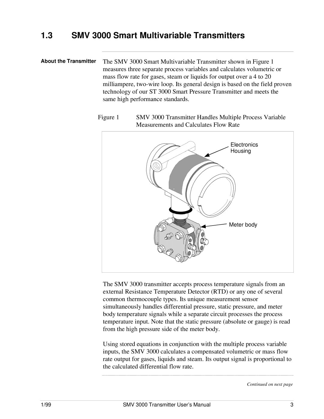 Honeywell user manual SMV 3000 Smart Multivariable Transmitters 