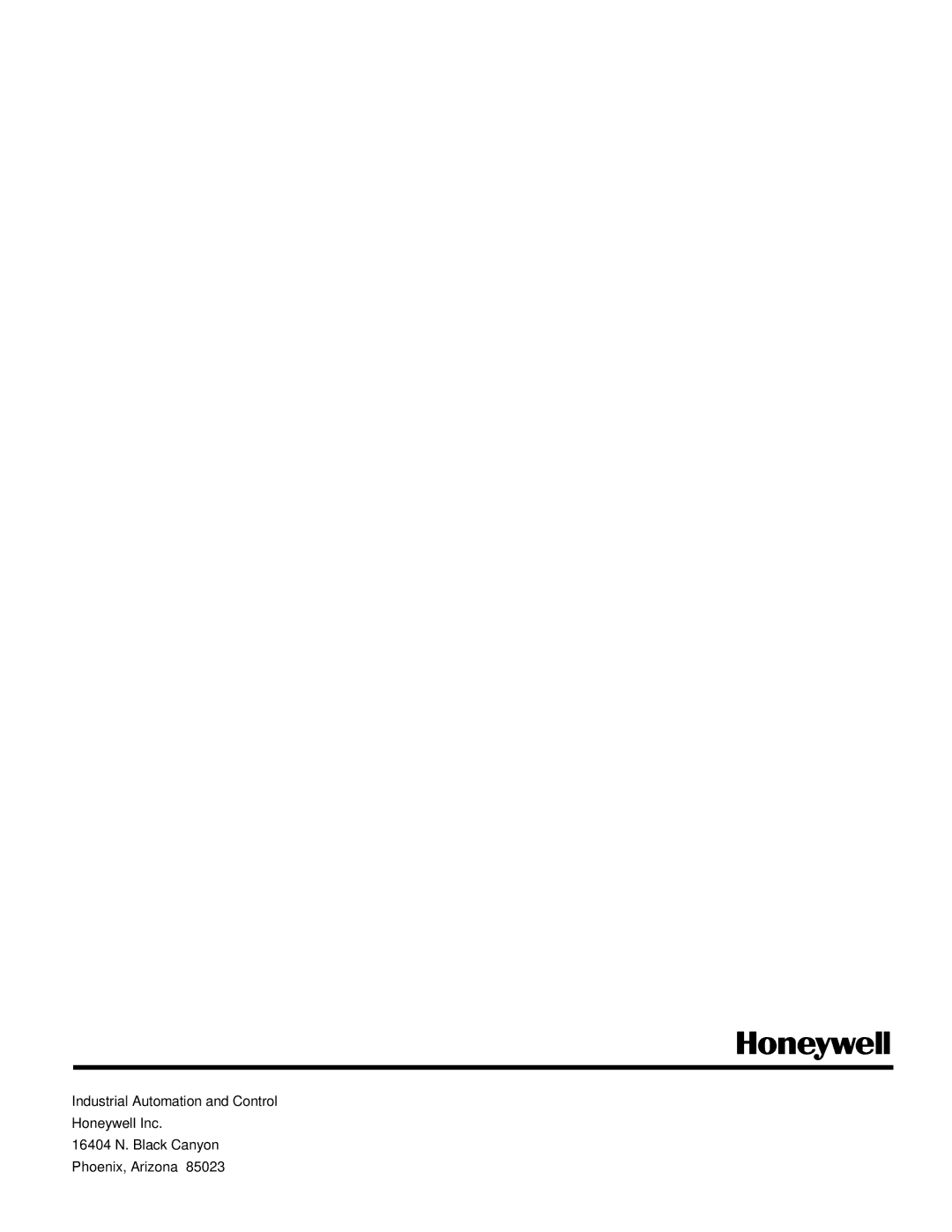 Honeywell SMV 3000 user manual Industrial Automation and Control 