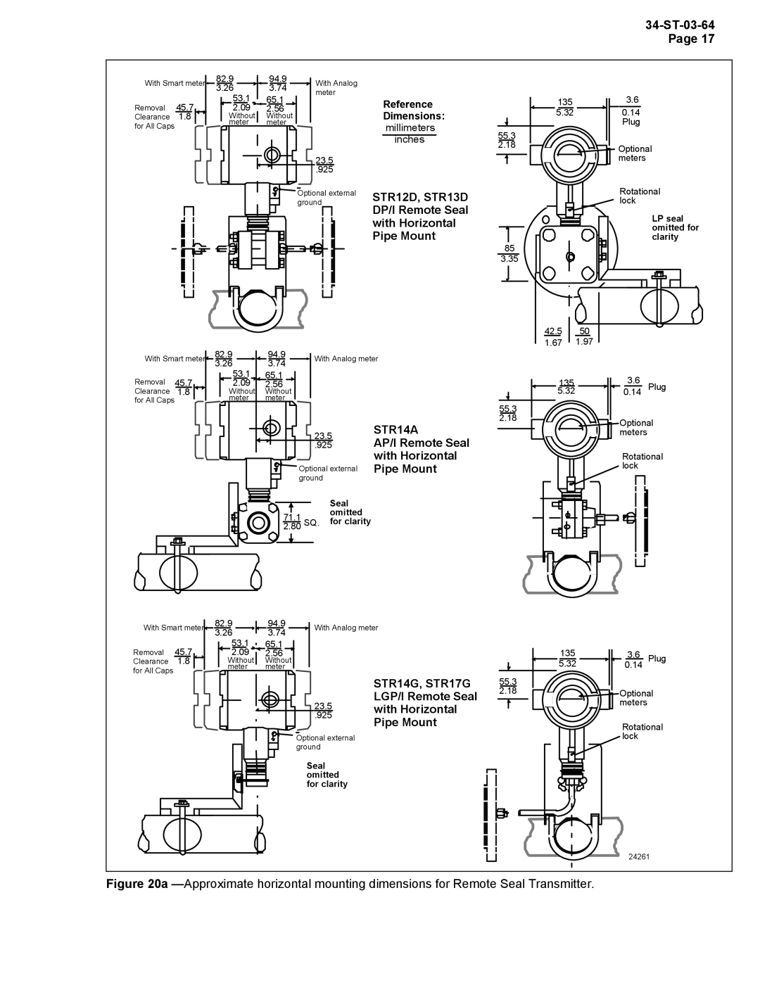 Honeywell STR12D warranty With Horizontal, Pipe Mount, LGP/I Remote Seal, DP/I Remote Seal, AP/I Remote Seal 