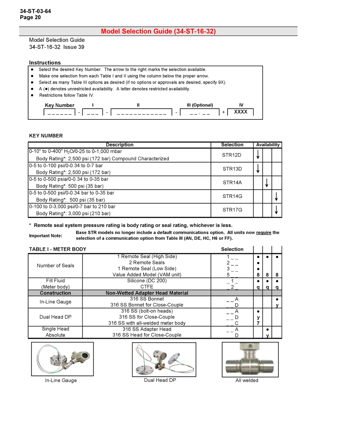 Honeywell STR12D warranty Instructions 