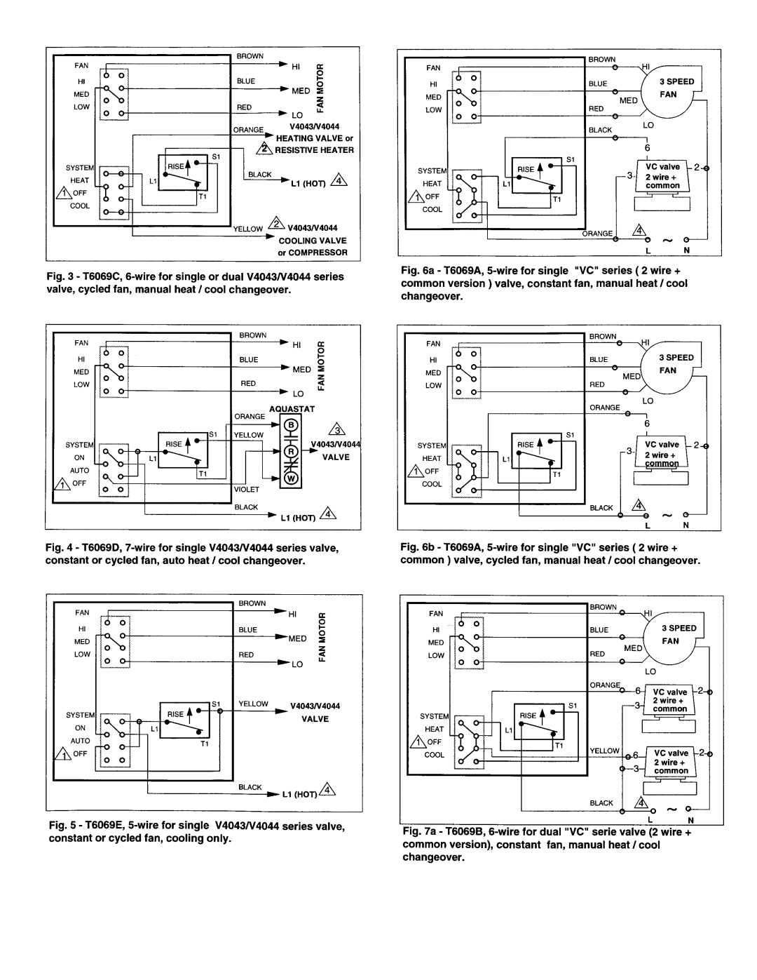 Honeywell T6069 manual 