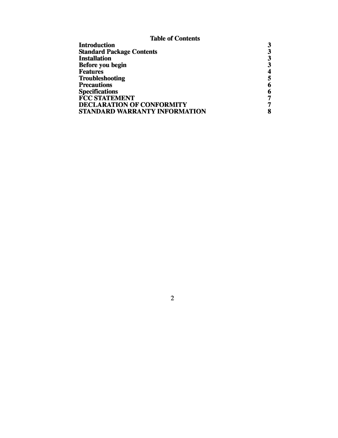Honeywell TS34C user manual Table of Contents 