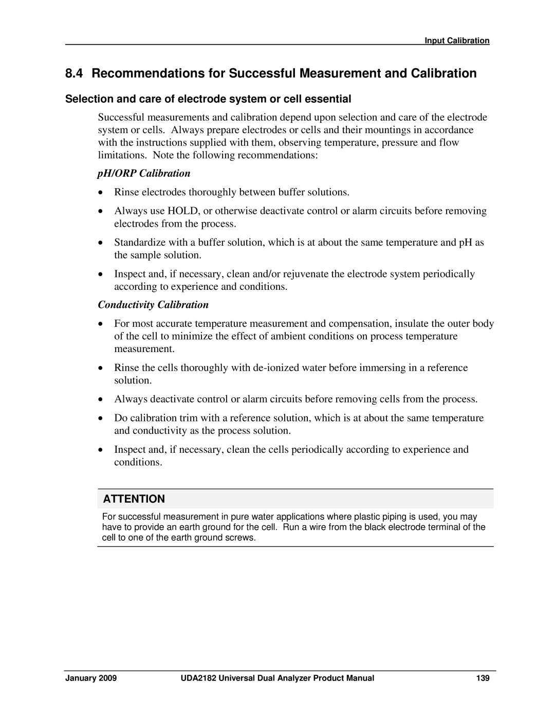 Honeywell UDA2182 manual Recommendations for Successful Measurement and Calibration 