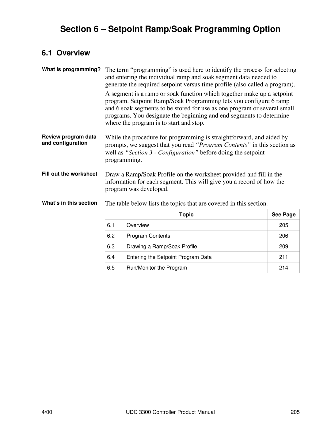 Honeywell UDC 3300 manual What is programming? Review program data and configuration, Fill out the worksheet 