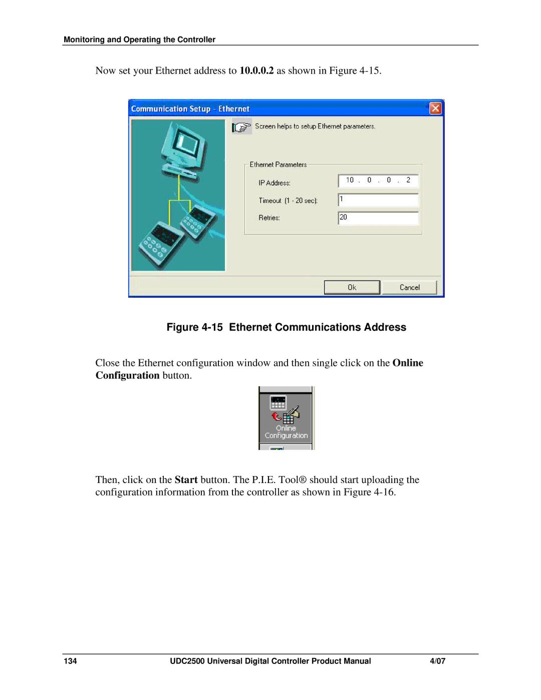 Honeywell UDC2500 manual Ethernet Communications Address 