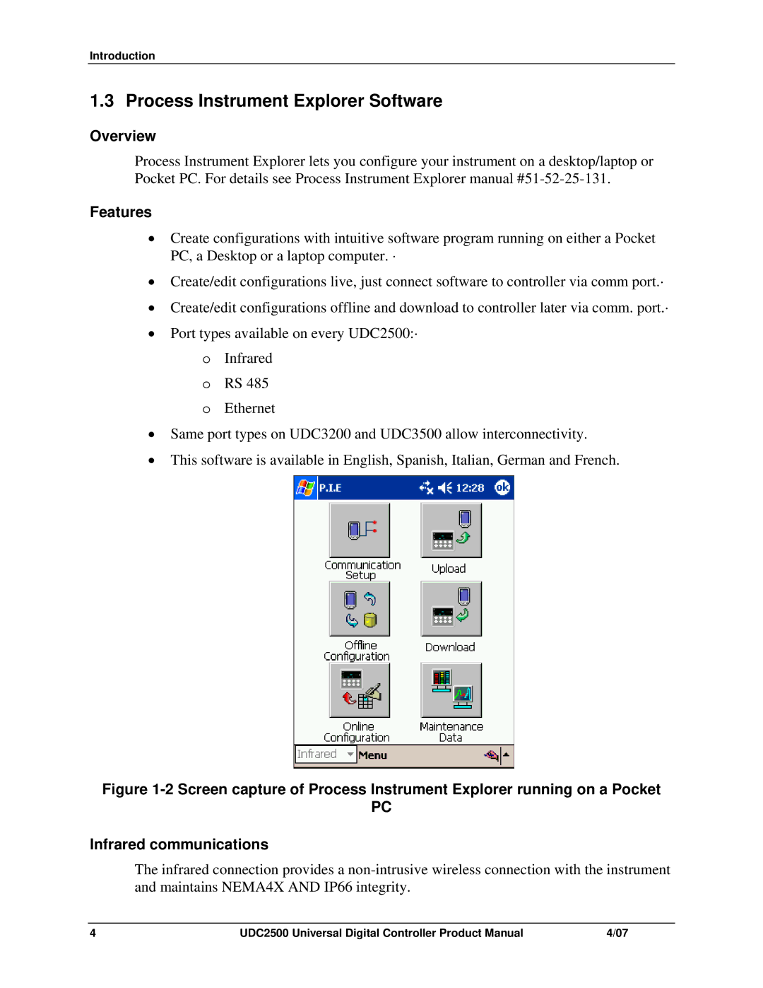 Honeywell UDC2500 manual Process Instrument Explorer Software, Overview 