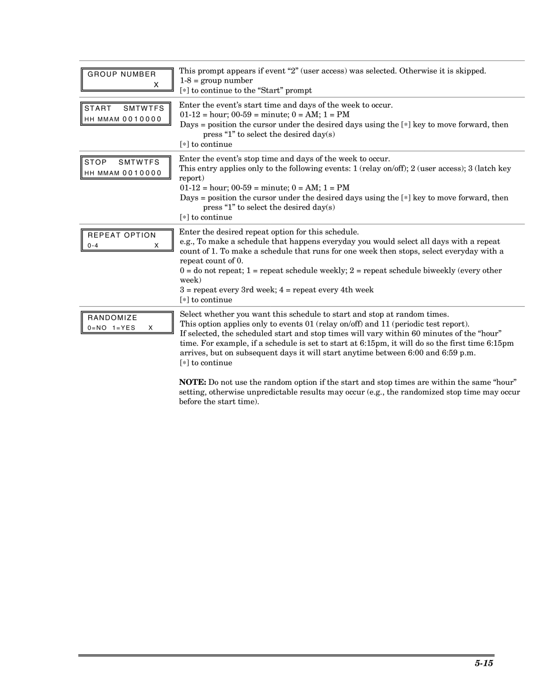 Honeywell VISTA-10PSIA, Ademco Security Systems setup guide = group number 