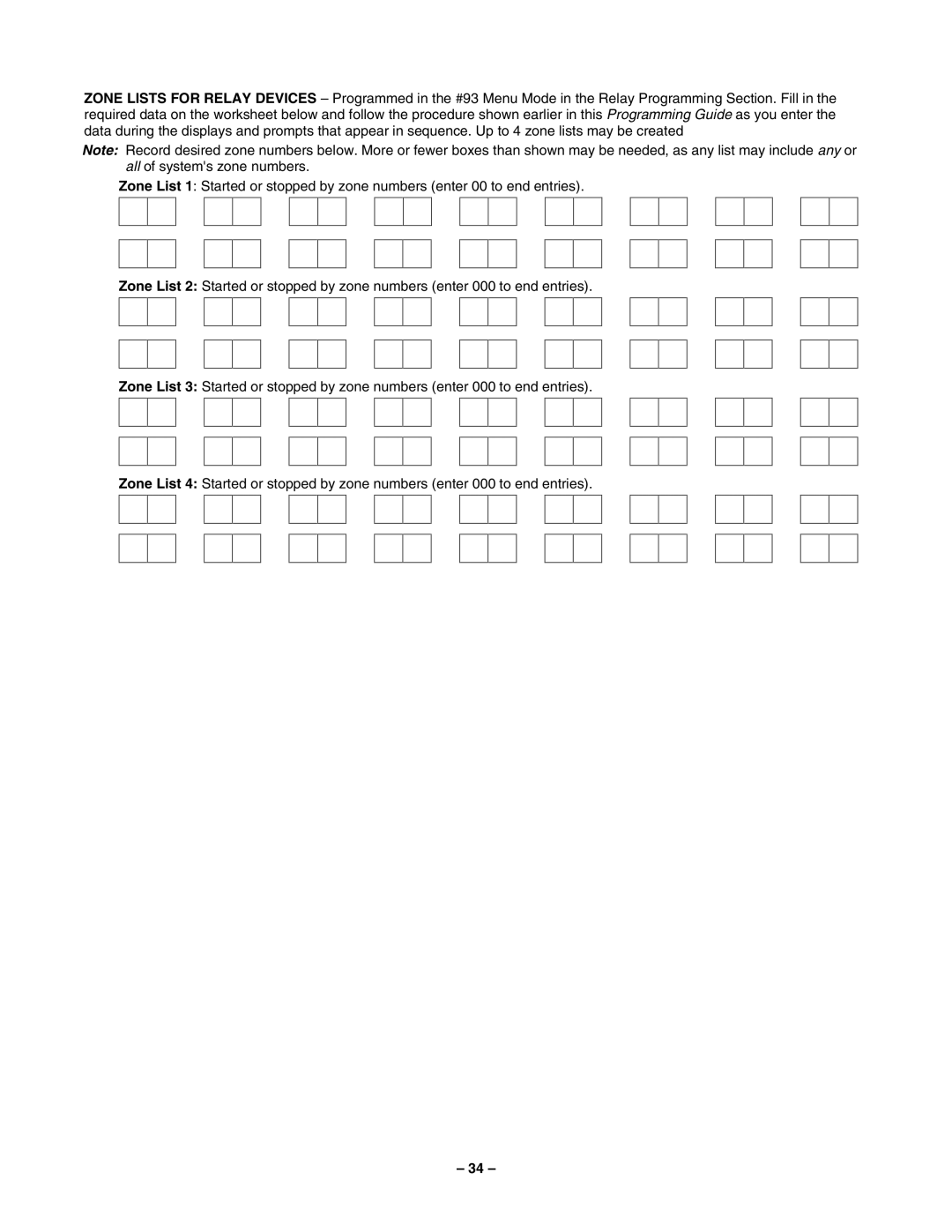 Honeywell VISTA-40, 2-Partitioned Security System manual 