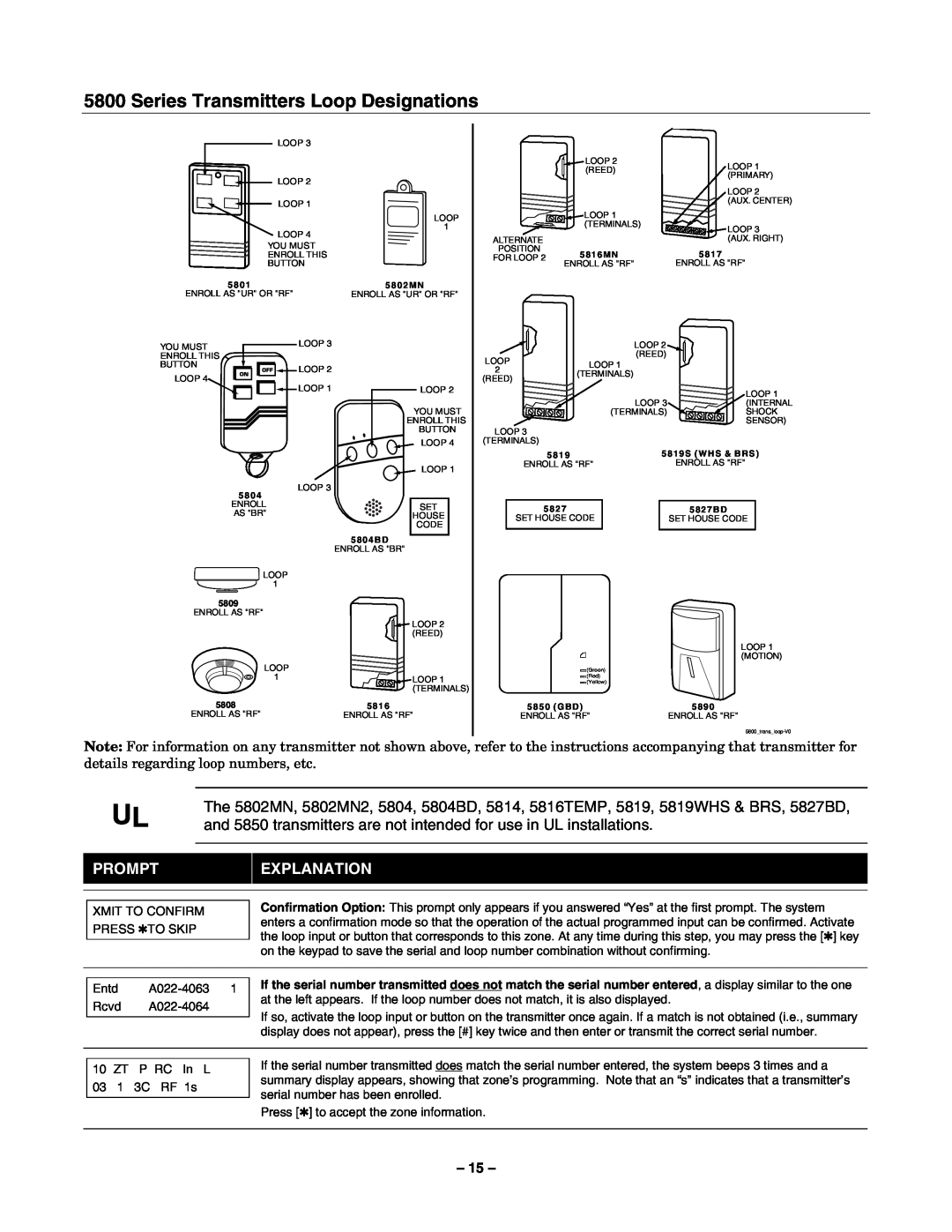 Honeywell Ademco Vista Series Commercial Burglary Partitioned Security System With Scheduling manual Prompt, Explanation 