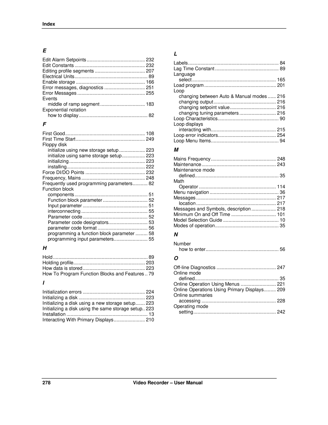 Honeywell VRX180 user manual Edit Alarm Setpoints 