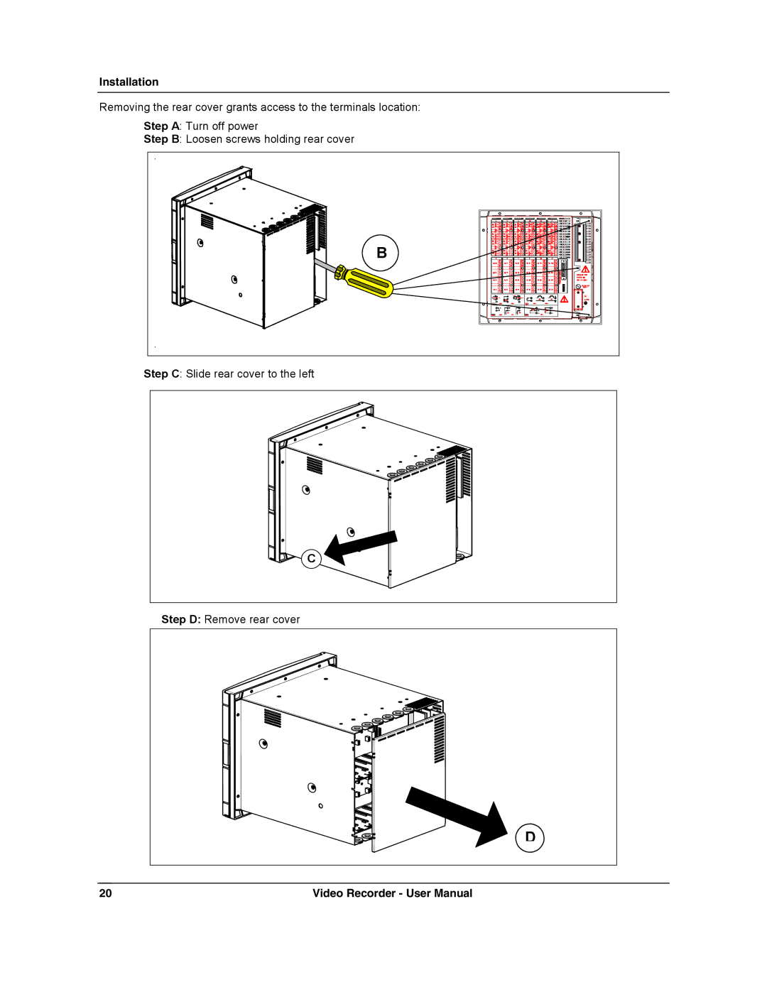 Honeywell VRX180 user manual Installation 