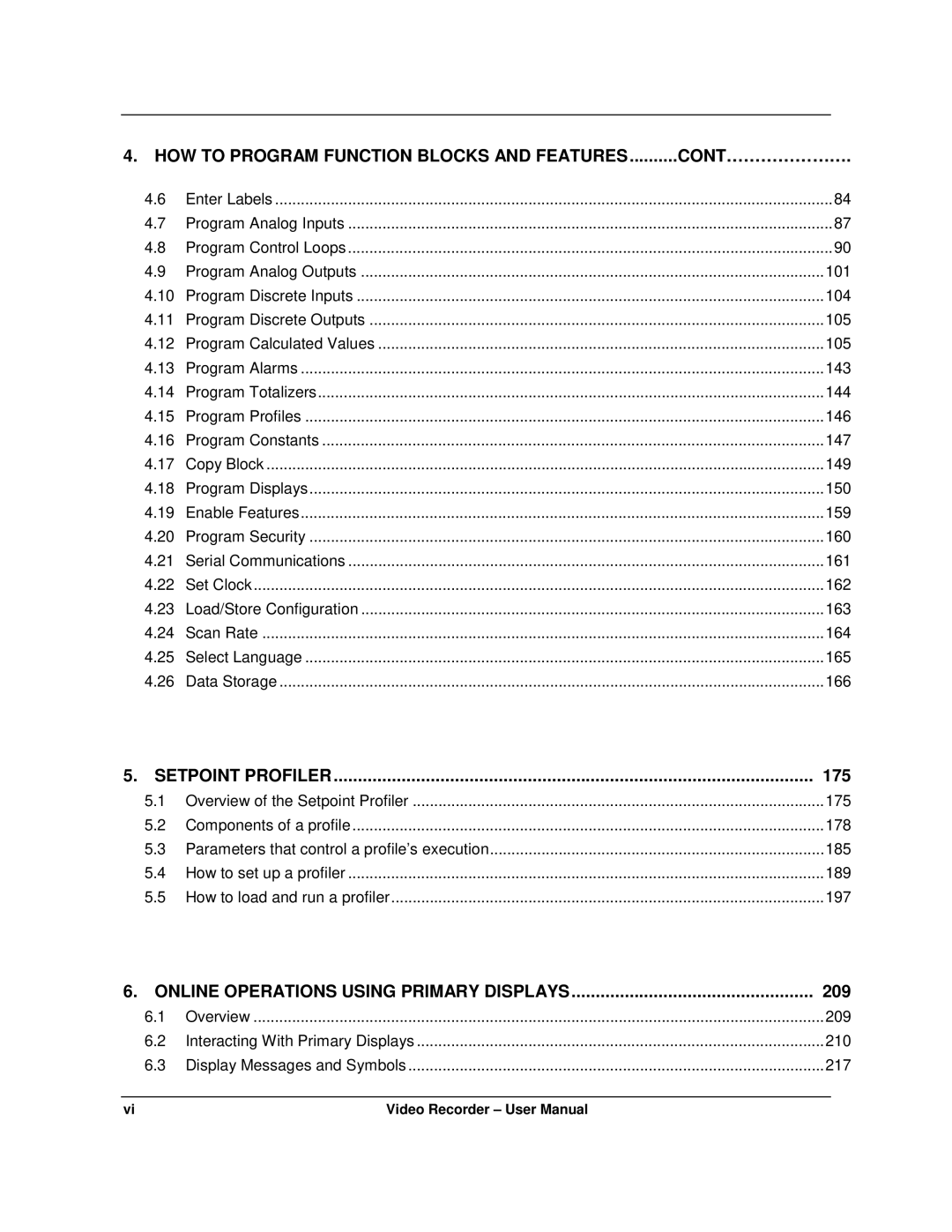 Honeywell VRX180 user manual Online Operations Using Primary Displays 