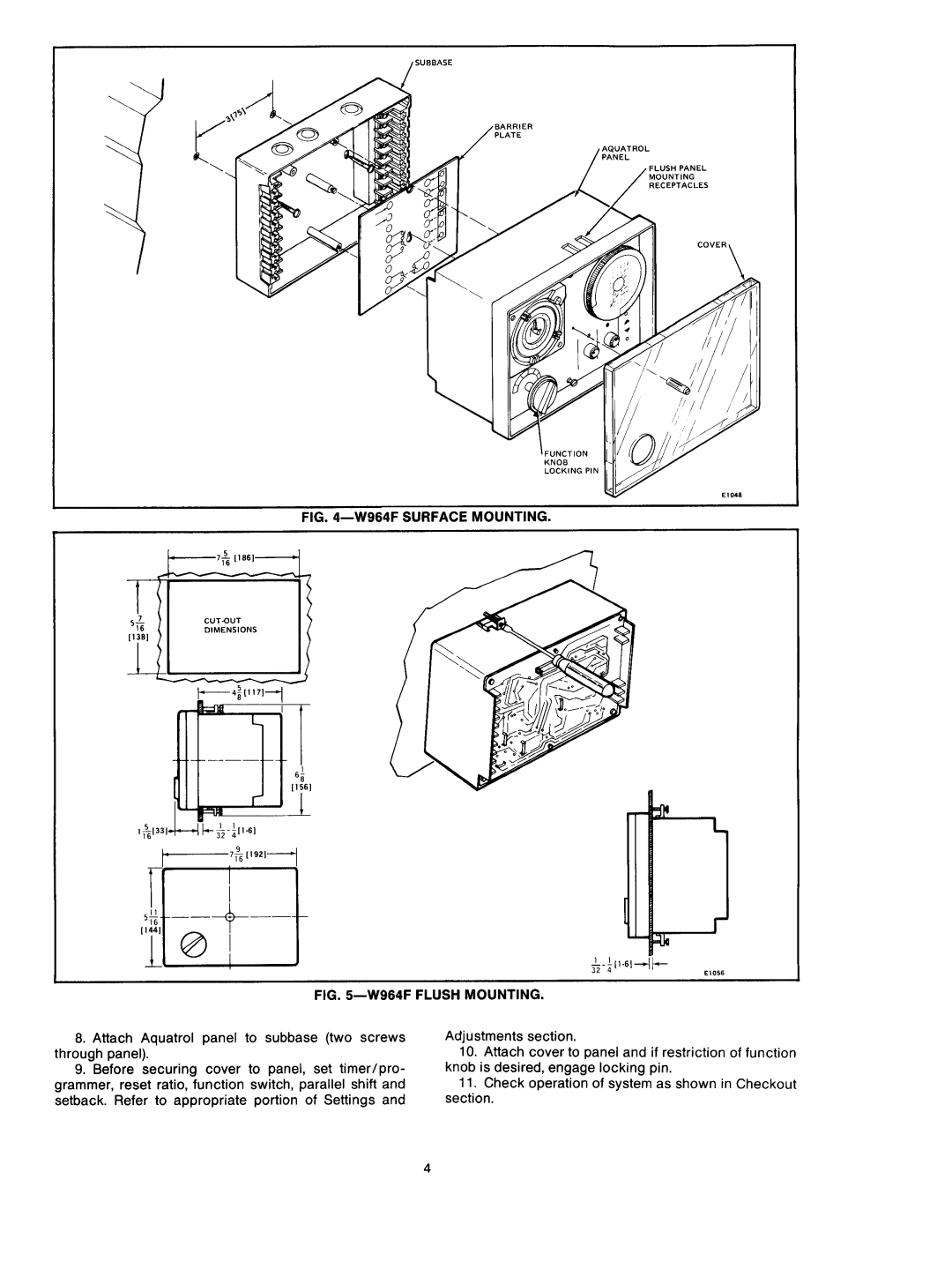 Honeywell w964f manual 