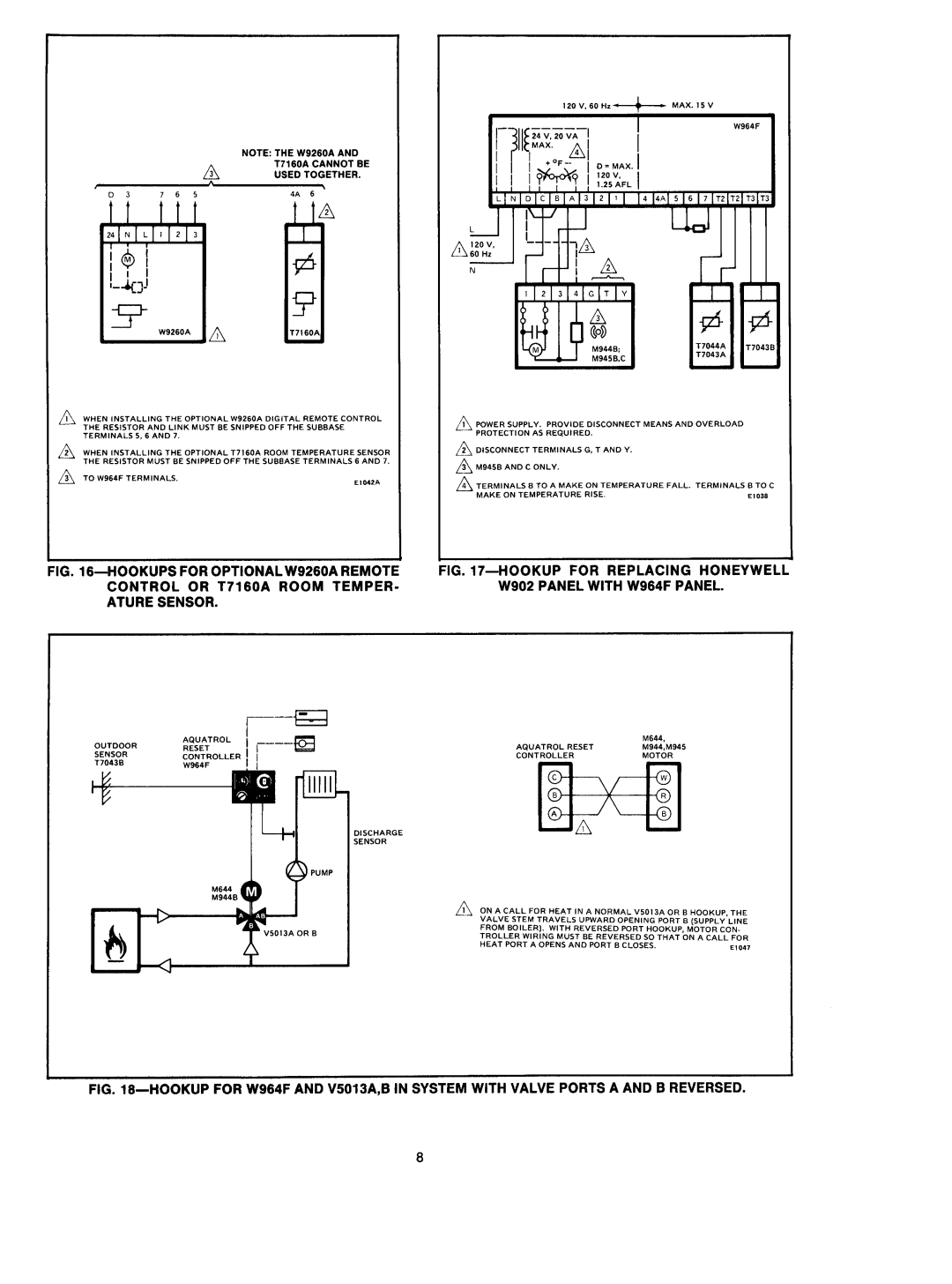 Honeywell w964f manual 