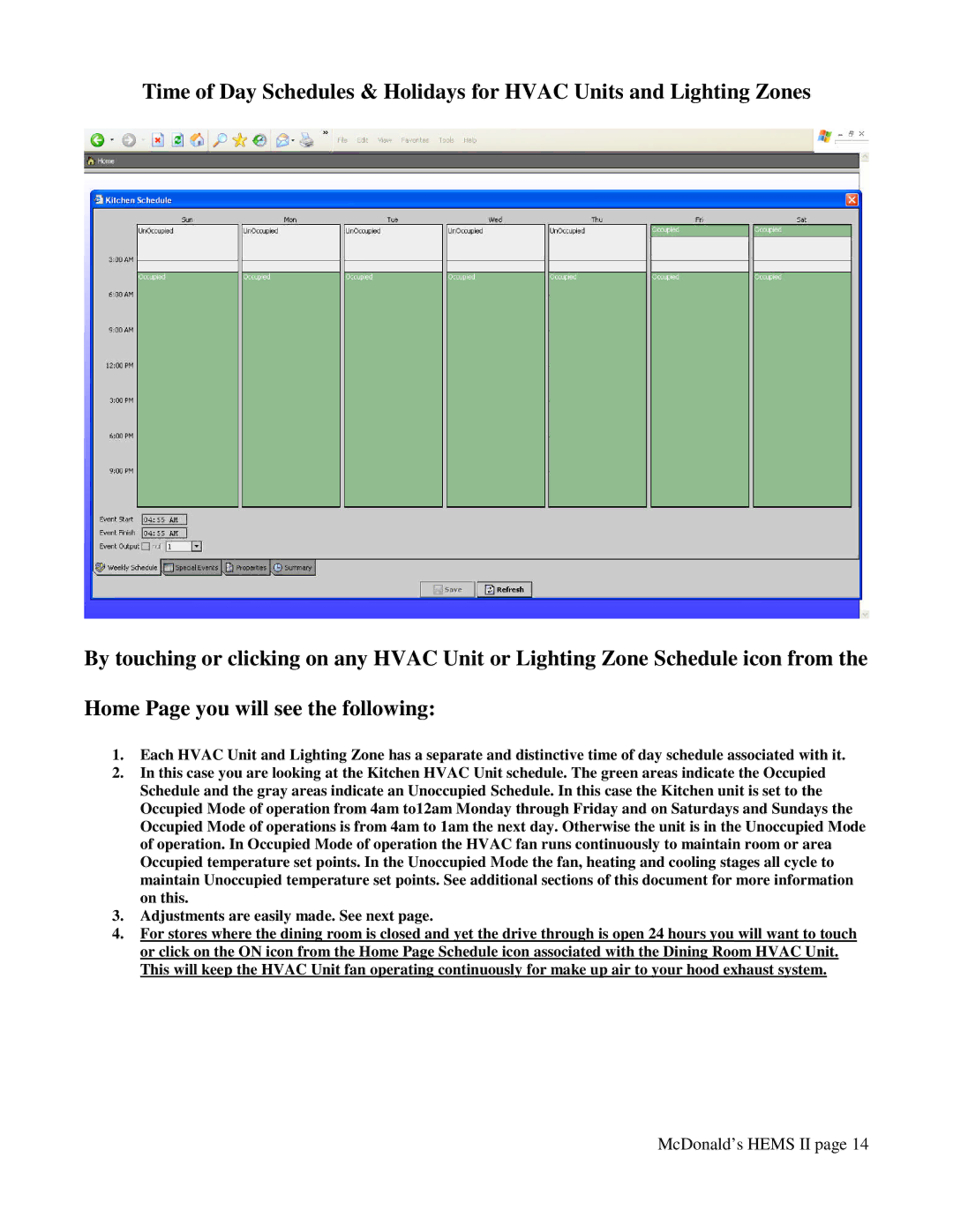 Honeywell WEB -201 manual McDonald’s Hems II 