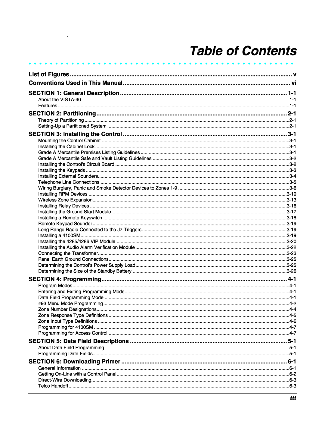 Honeywell 3.5, ZyAIR G-3000 manual Table of Contents 