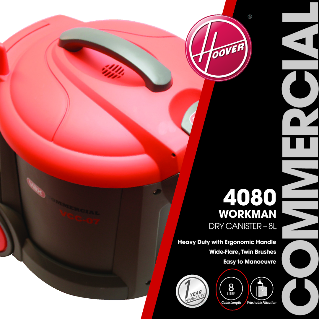 Hoover manual 4080COMMERCIAL 