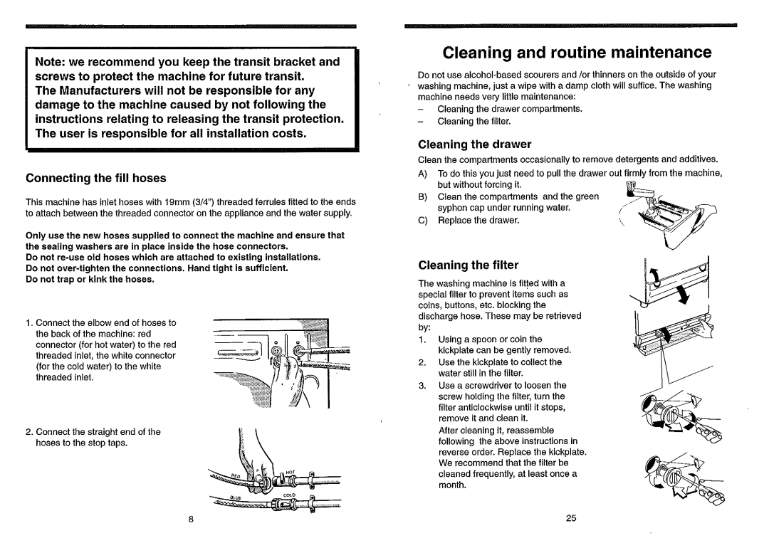 Hoover AM 115, AM 120, AM 110 manual 