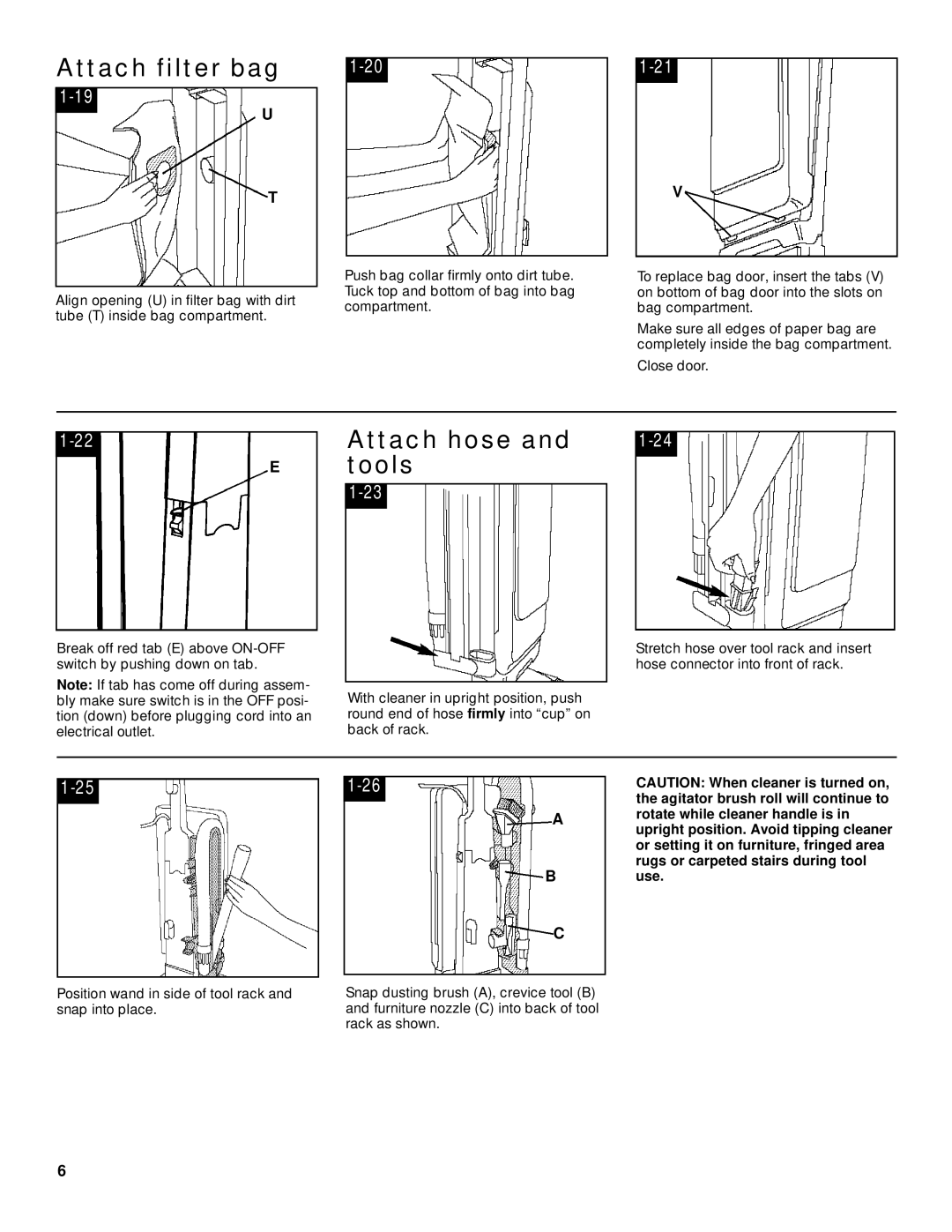 Hoover Breathe Easy owner manual Tools 