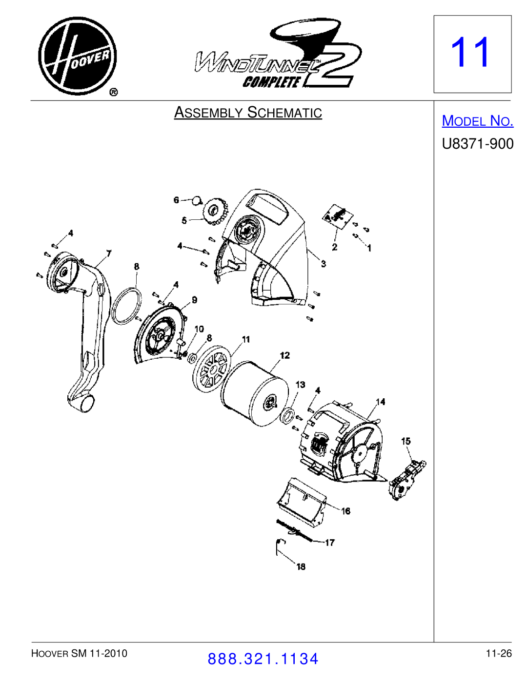 Hoover F7412900 manual 11-26 