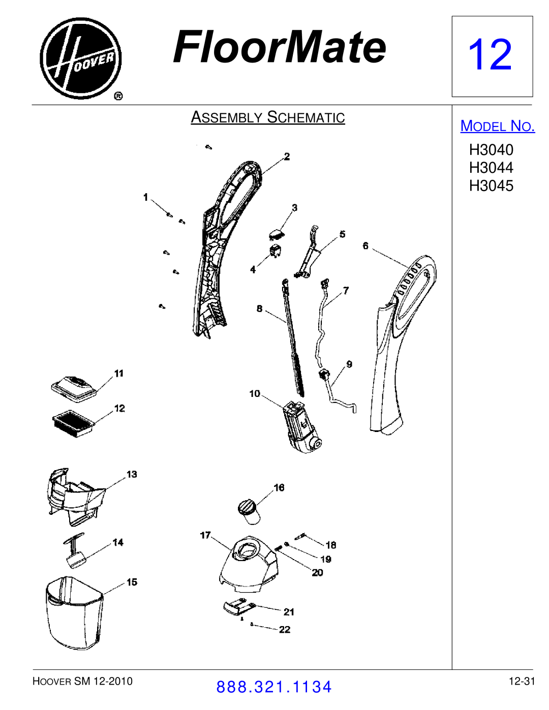 Hoover F7412900 manual 12-31 